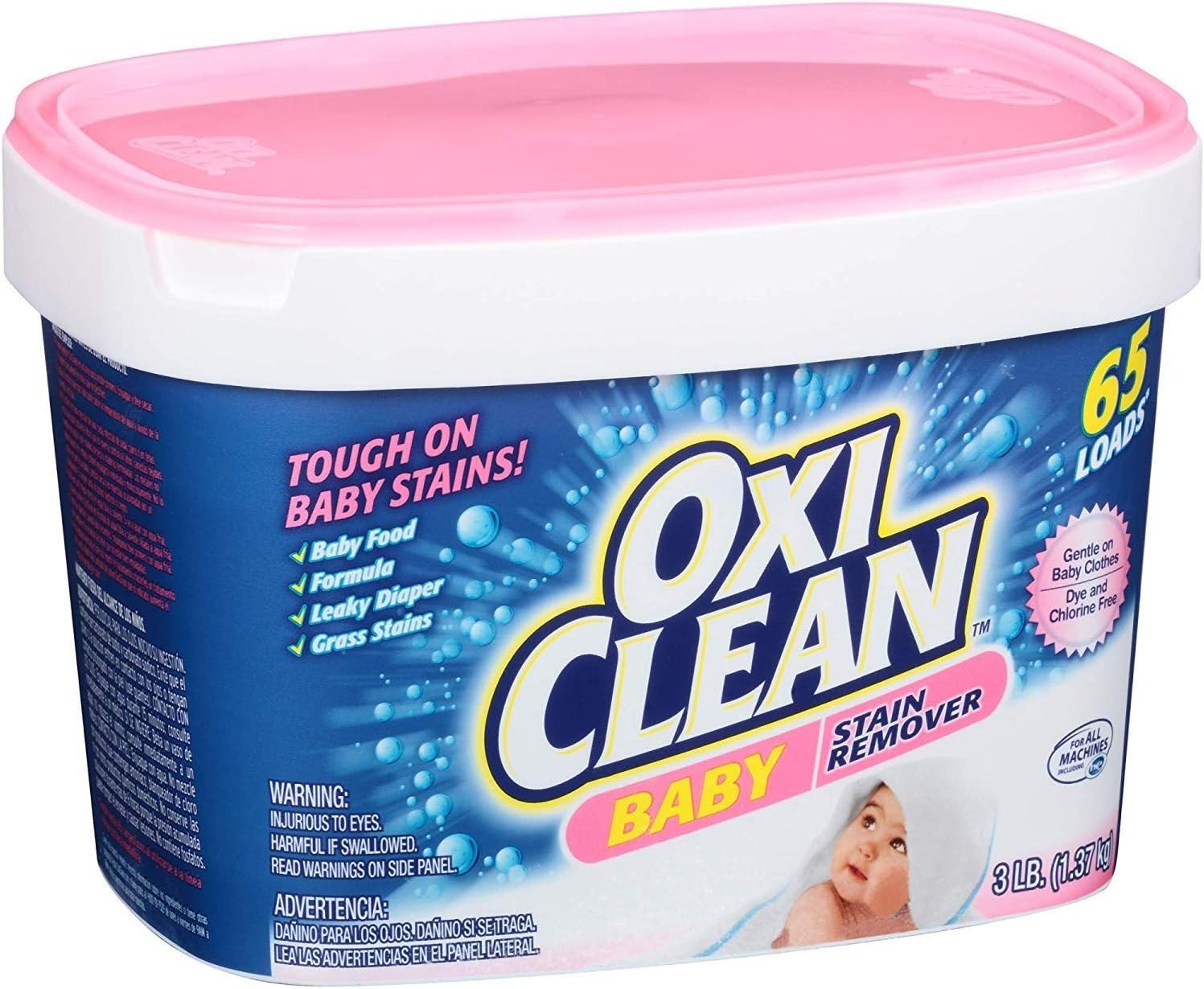 Baby Stain Fighter, Soaker, 3 lb Tub Baby Stain Soaker (2 Pack)