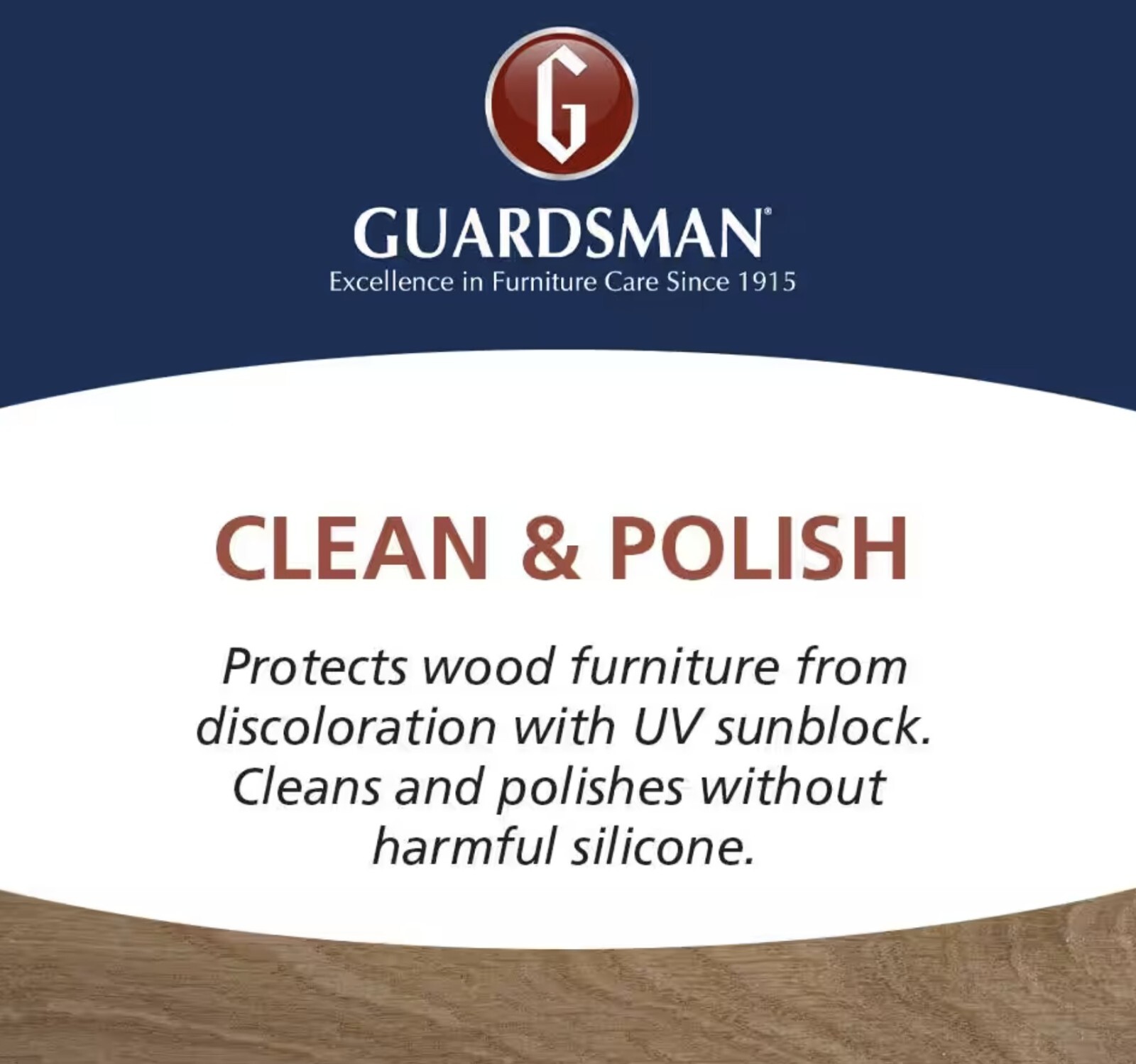 Guardsman 460300 Lemon Scent Clean & Polish Spray for Wood Furniture 12.5 oz.