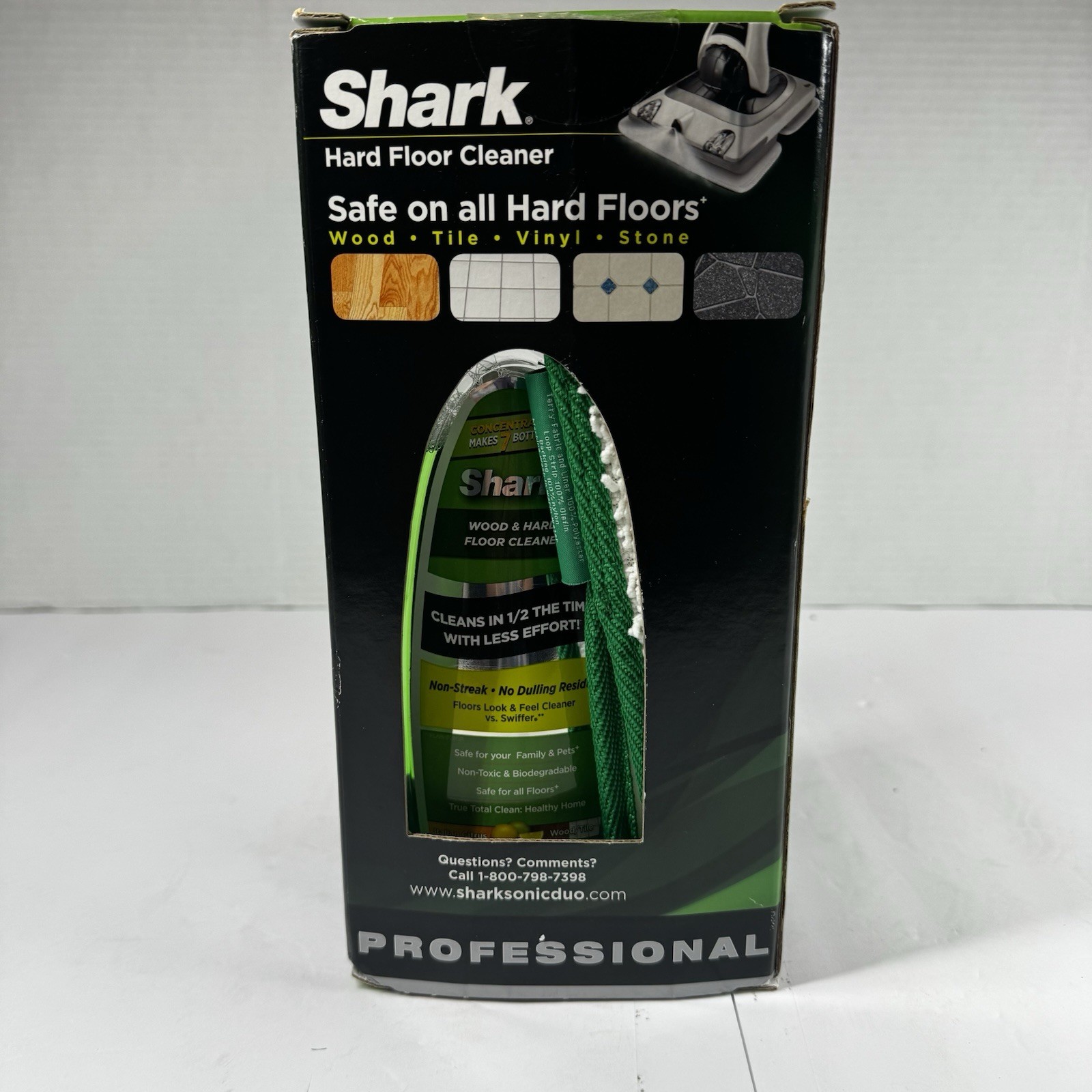 Shark Wood/Hard Floor Cleaner 28oz Italian Citrus Concentrate Washable Pad