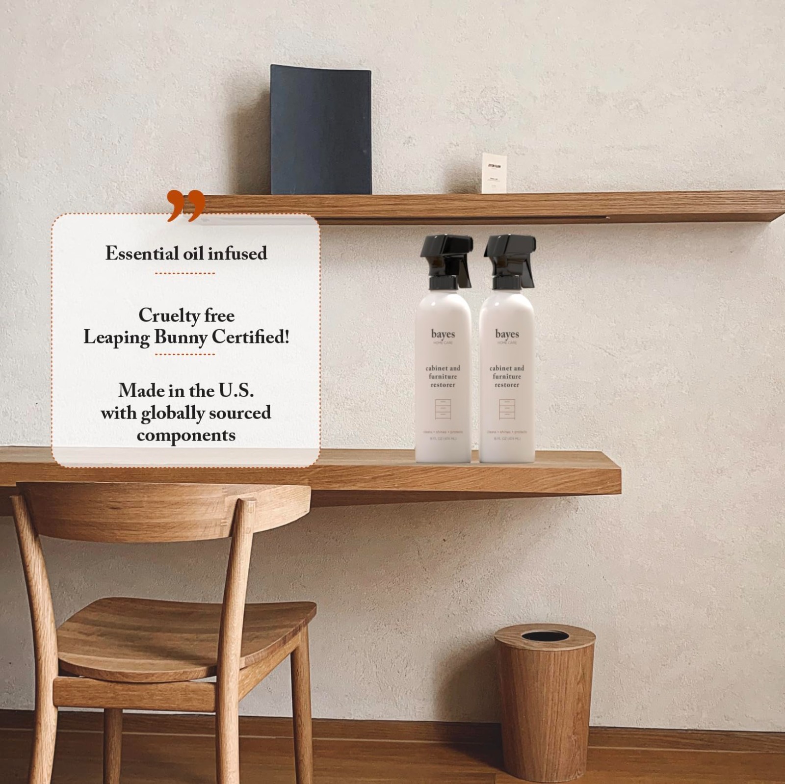 High-Performance Wood Furniture Cleaner & Polish – Cleans, Conditions, Preserves