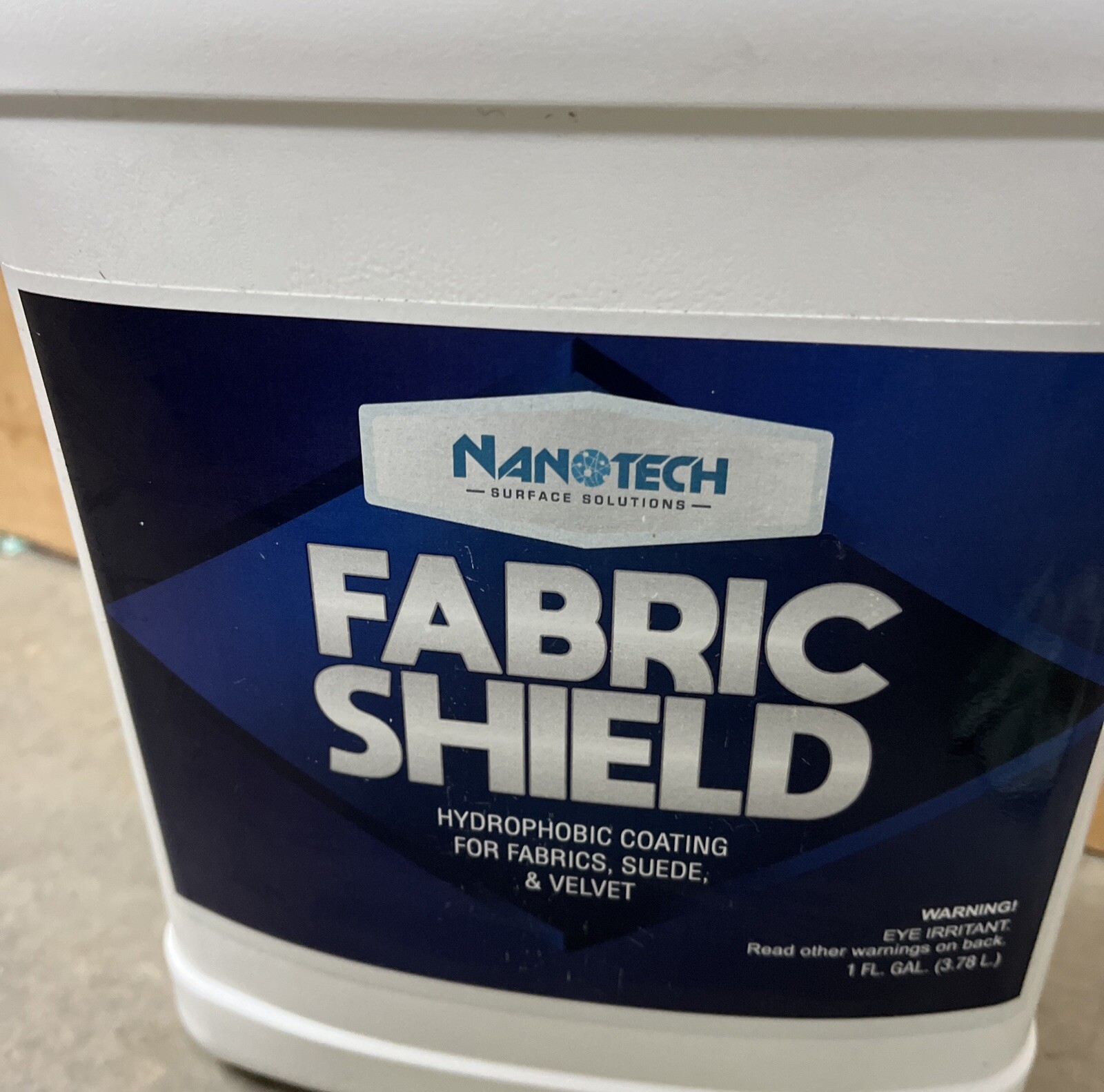 Nanotech FABRIC SHIELD Hydrophobic Coating For Fabrics, Suede Etc. 1 Gal. New