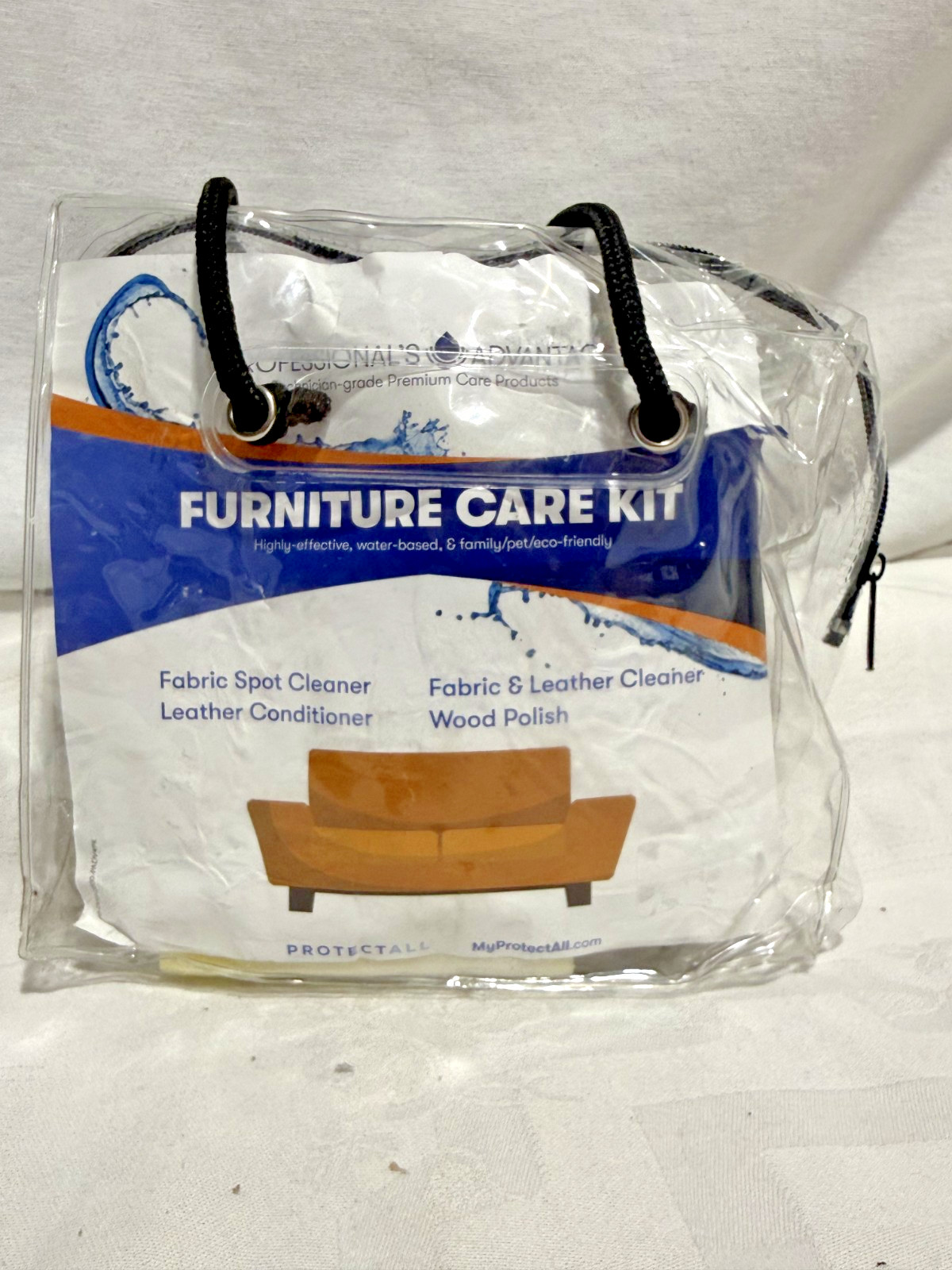 ProtectAll Professionals Advantage Furniture Care Kit Wood Leather Fabric Clean