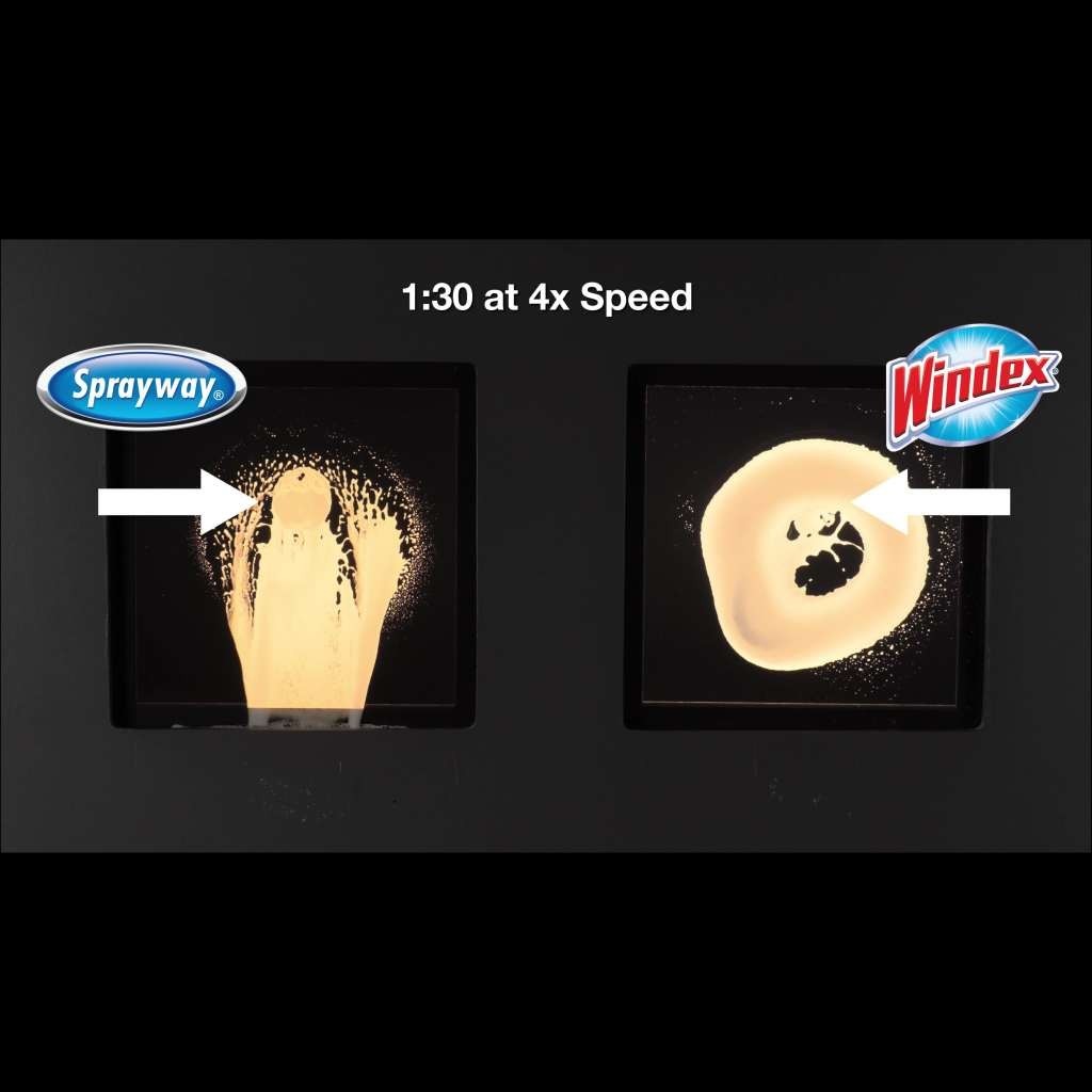 2 Pack Windex Fast Shine Foam Glass & Mirror Cleaner No-Drip Aerosol Spray 19 oz