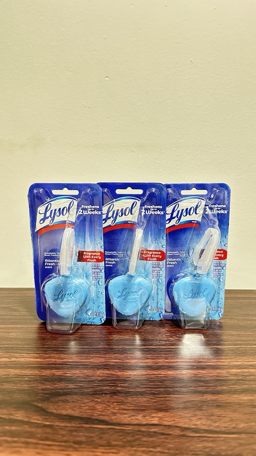 Lysol Toilet Bowl Cleaner 3 Pack (26g) 2 Weeks Freshness Hygienic Automatic