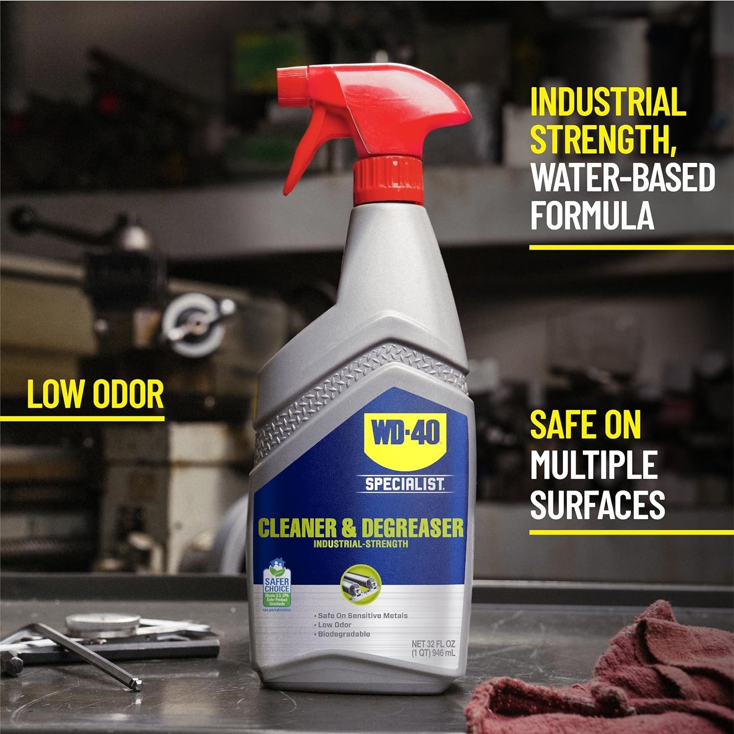 EPA Safer Choice Certified Multi-Surface Cleaner – 32 OZ for Powerful Degreasing