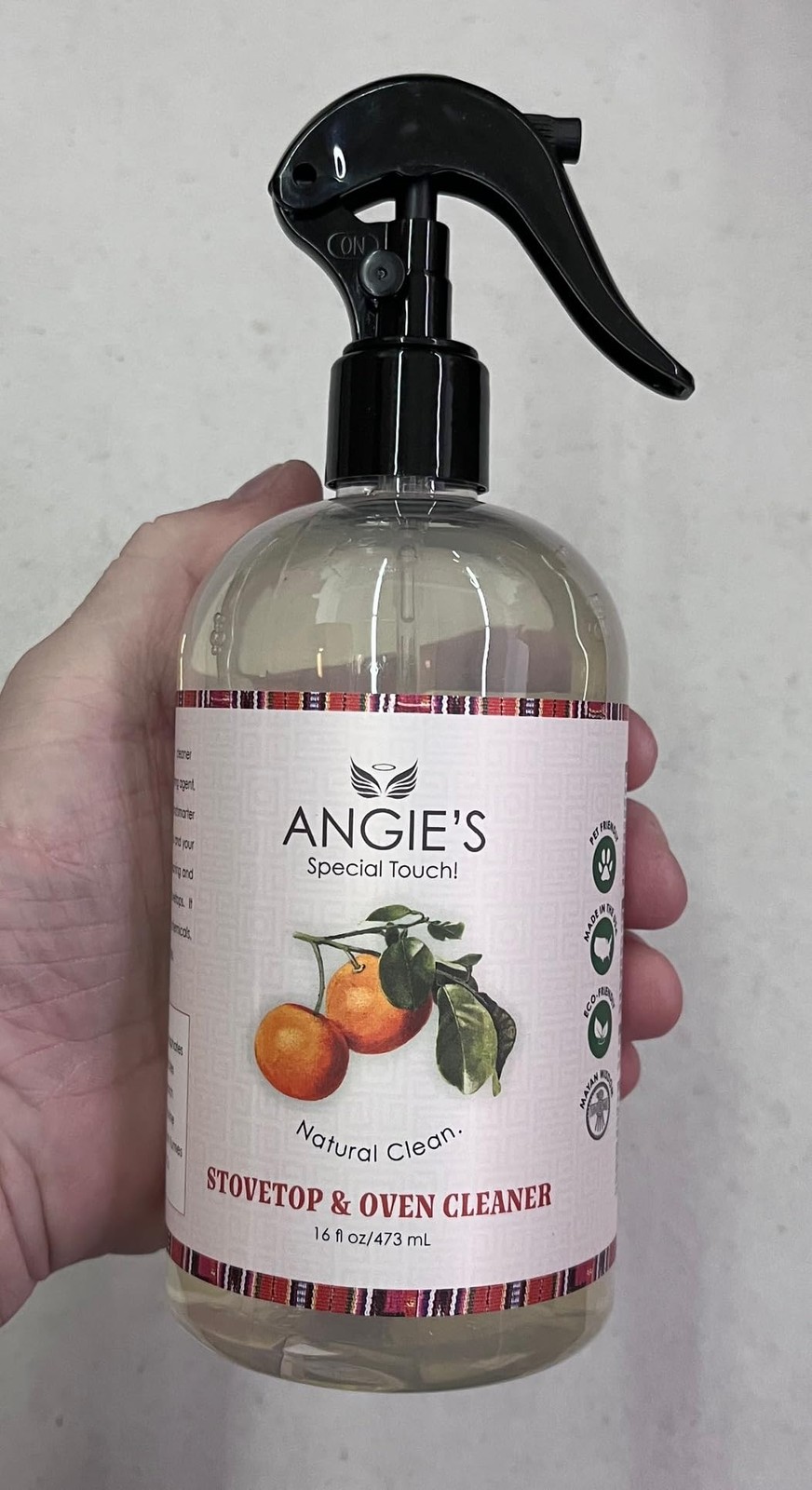 Natural Clean Stovetop & Oven Cleaner, 100% Natural, No Harsh Chemicals, 16 f…
