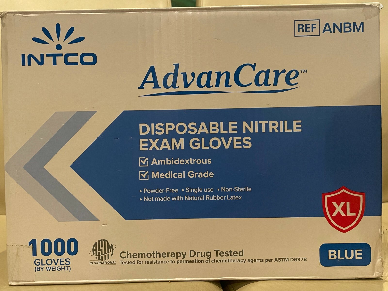 Case of 1000 Medical Grade Nitrile Exam Gloves.  510K FDA Approved. 