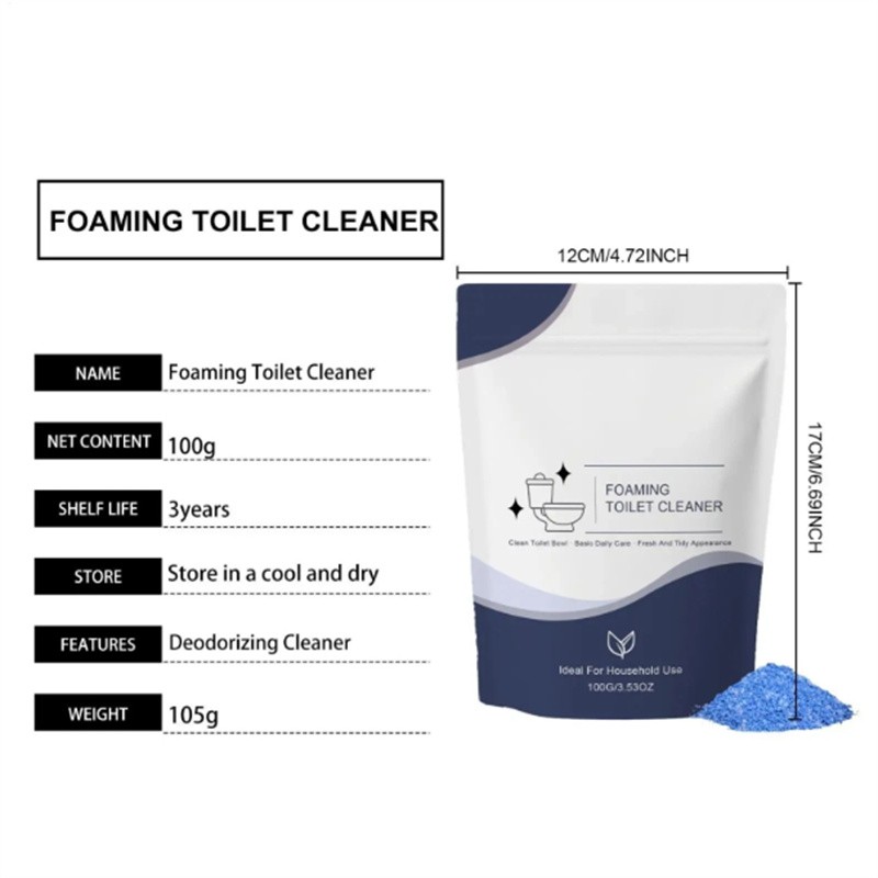 6PC Restorabowl Foaming Cleaning Powder Fresh Scent Fast Dissolving Daily Care