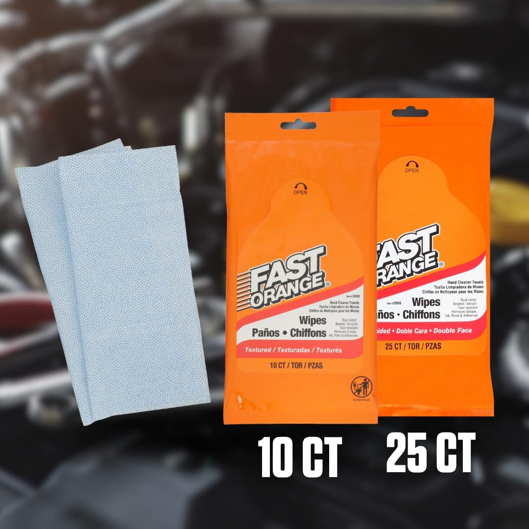 25050 Hand Cleaner Wipes, Mechanic Wipes For Auto Shop, Heavy Duty Wipes, Rem…