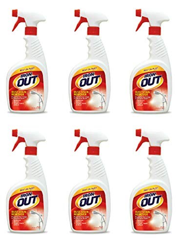 Rust Stain Remover Gel Spray, 24 fl oz Bottle 6-Pack