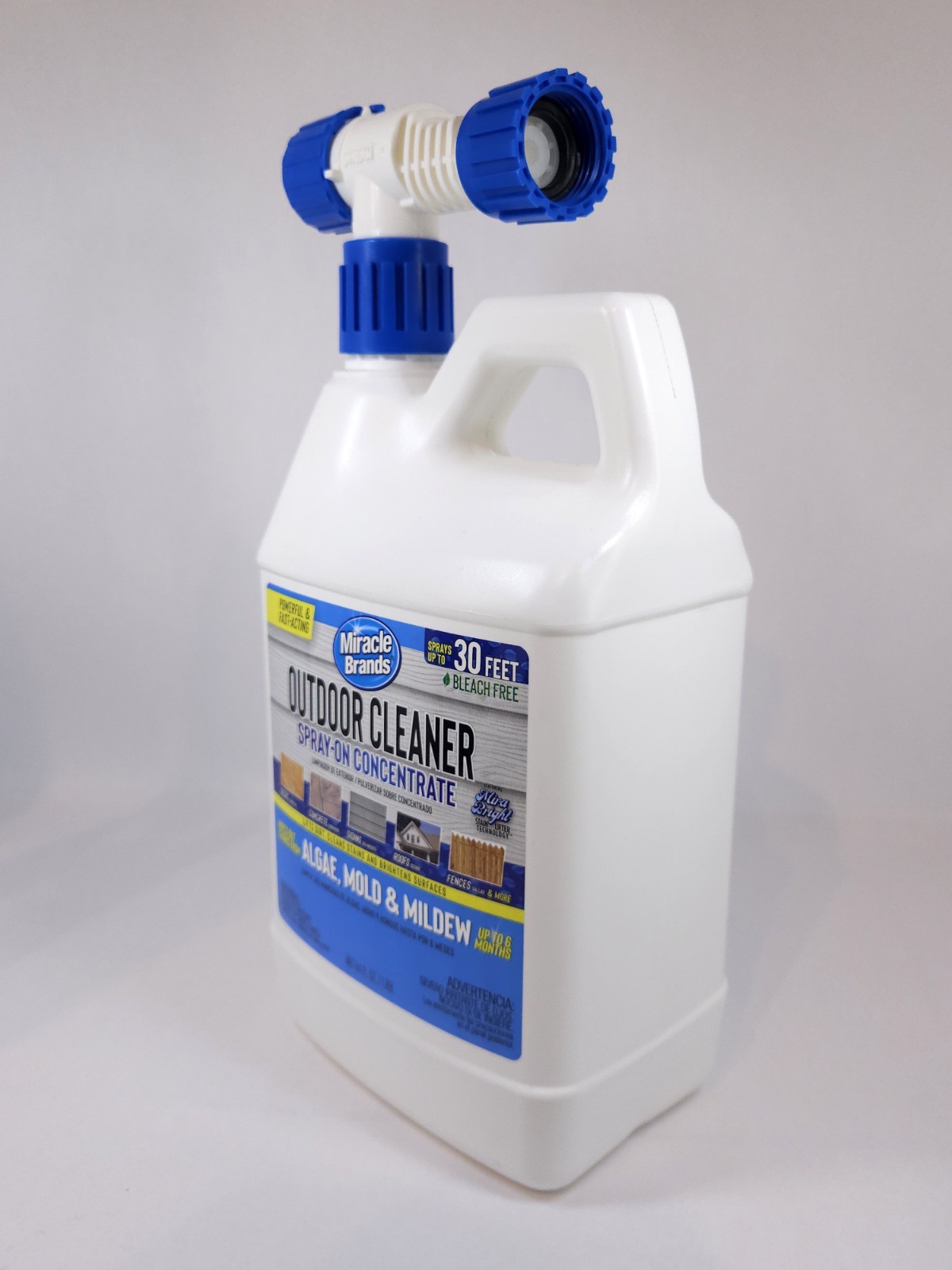 Outdoor Cleaner Spray-On Concentrate 64oz Algae Mold Mildew Stain Remover