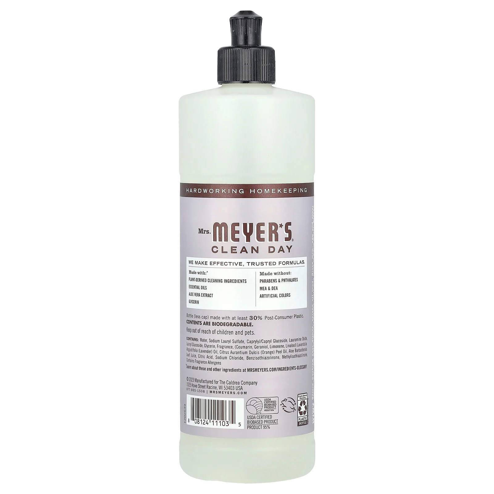 Dish Soap, Lavender, 16 fl oz (473 ml)