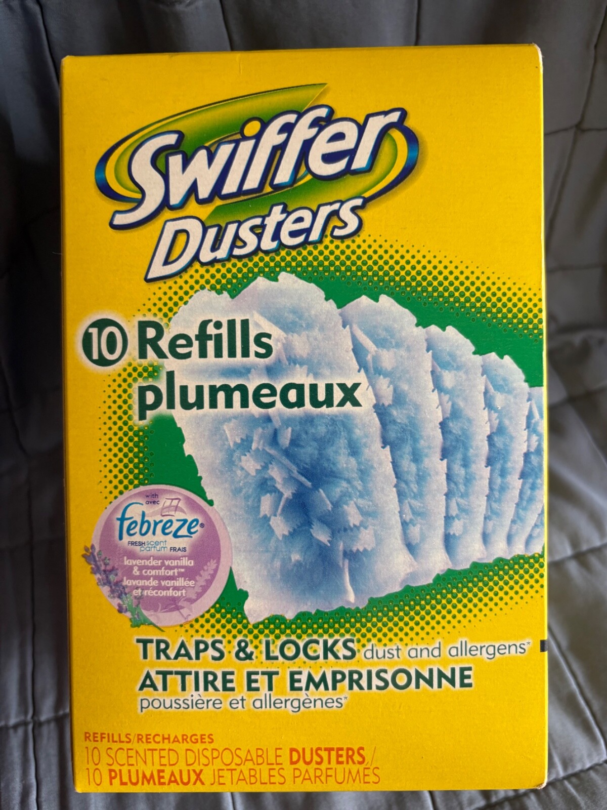 SWIFFER DUSTERS REFILL FEBREZE LAVENDER & VANILLA SCENT 10 PK DISPOSABLE DUSTERS