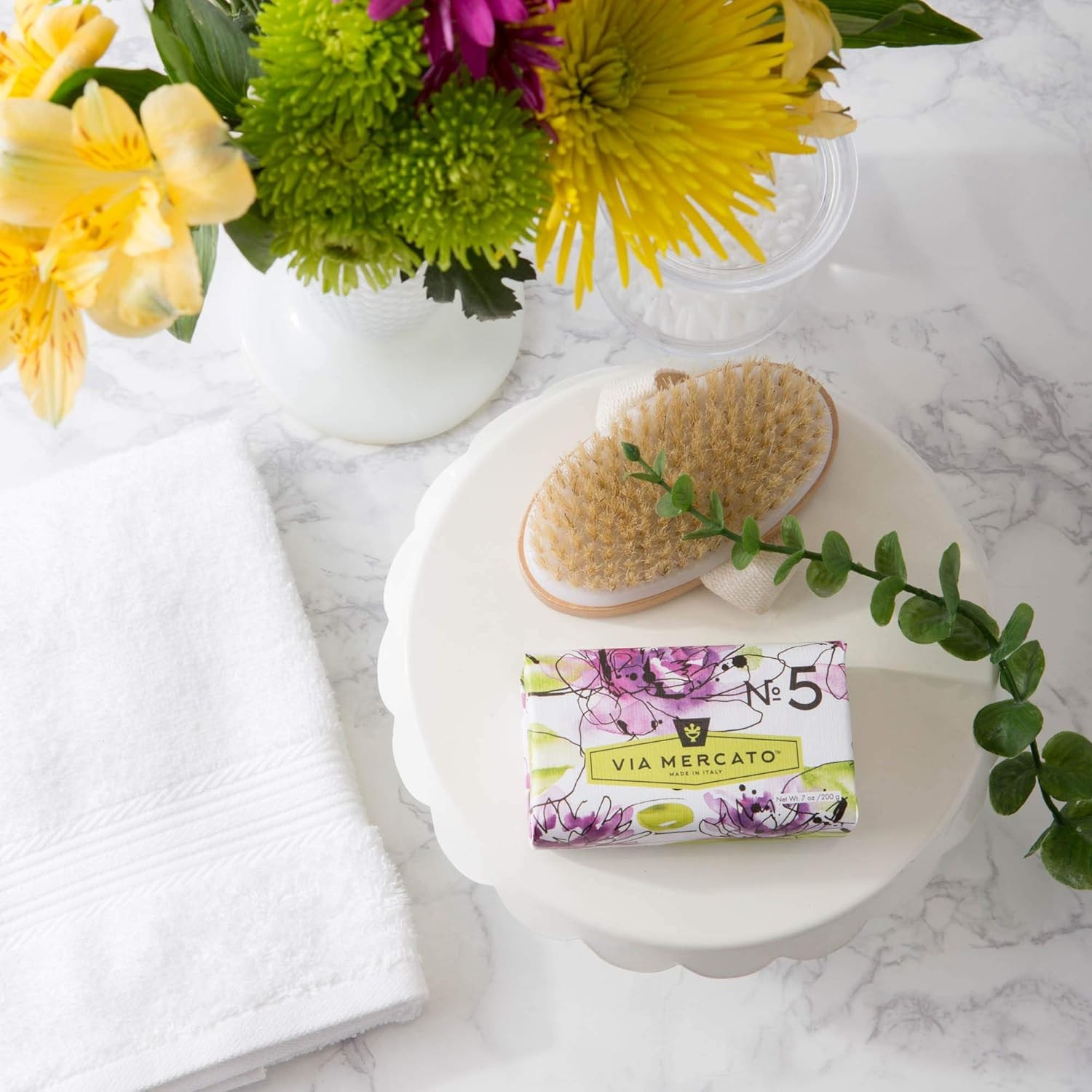 Italian Soap Bar (200 g), No. 5 – Waterlily & Sandalwood