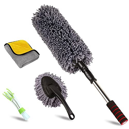 Ultimate Car Duster Kit，Best Microfiber Multipurpose Duster,Interior Large