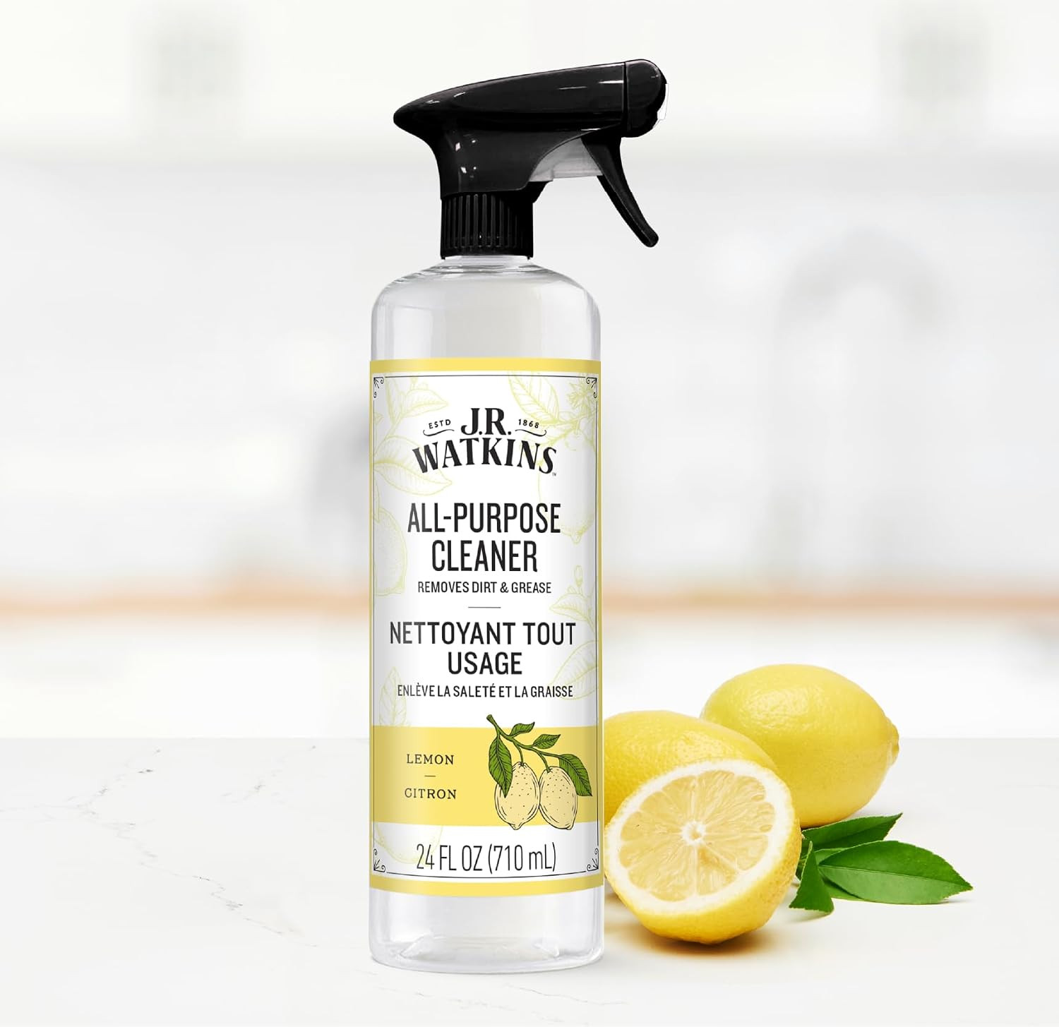 JR Watkins All Purpose Cleaner Lemon 24Floz – 2Pk