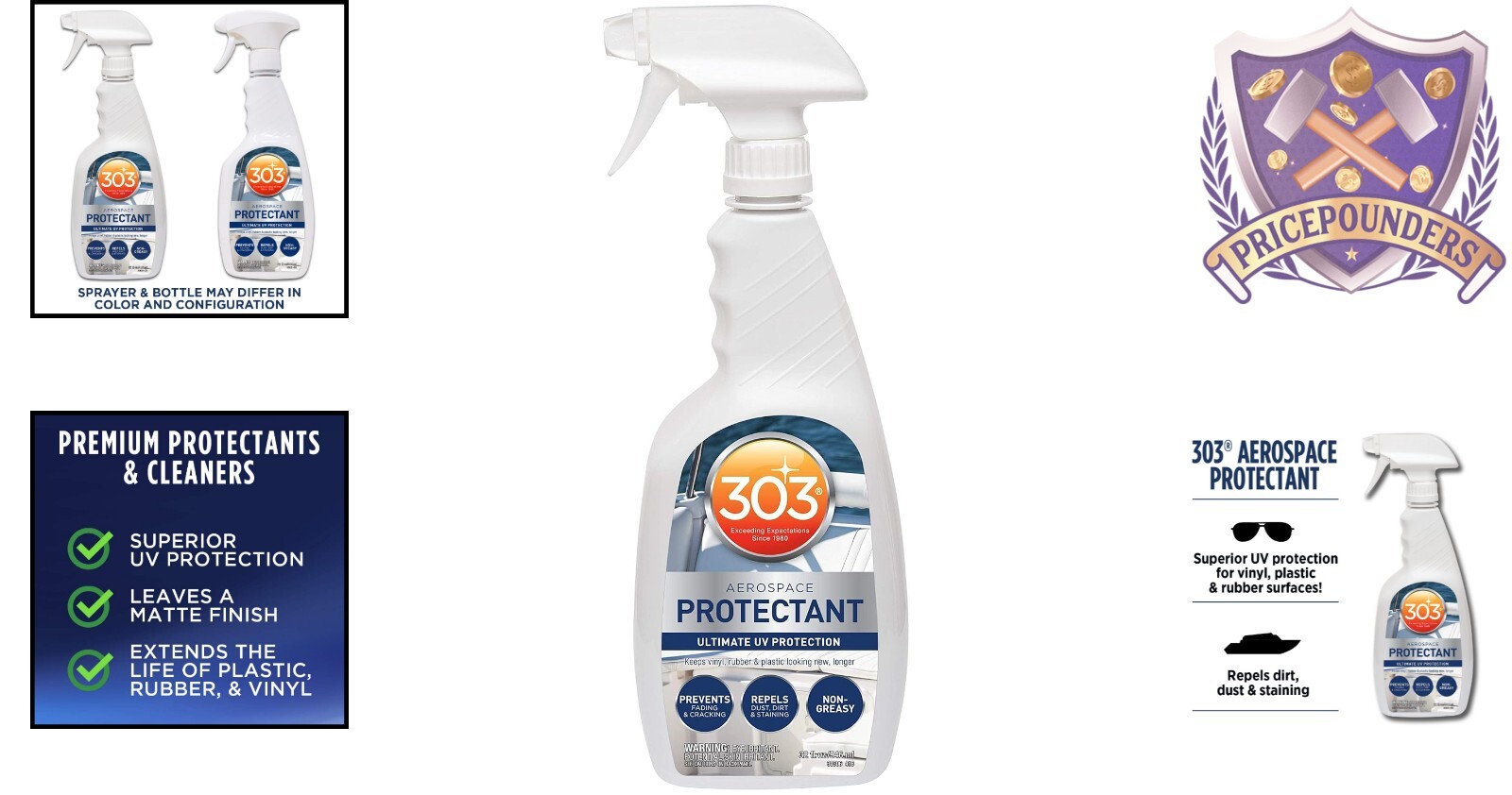 UV Protectant for Marine Use – 303 Aerospace Protectant 32 oz. – Restores Shine