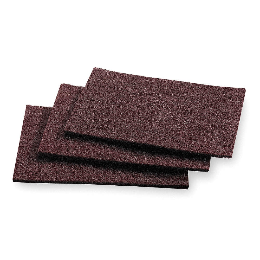 ABILITY ONE 7920-00-045-2940 Scouring Pad,9 in L,Red,PK20 5LG51