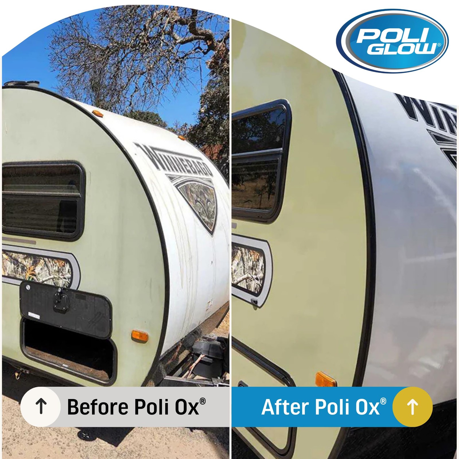 Poli Ox® Oxidation Removal Kit for Boats, RVs, or Fiberglass Surfaces–Removes…