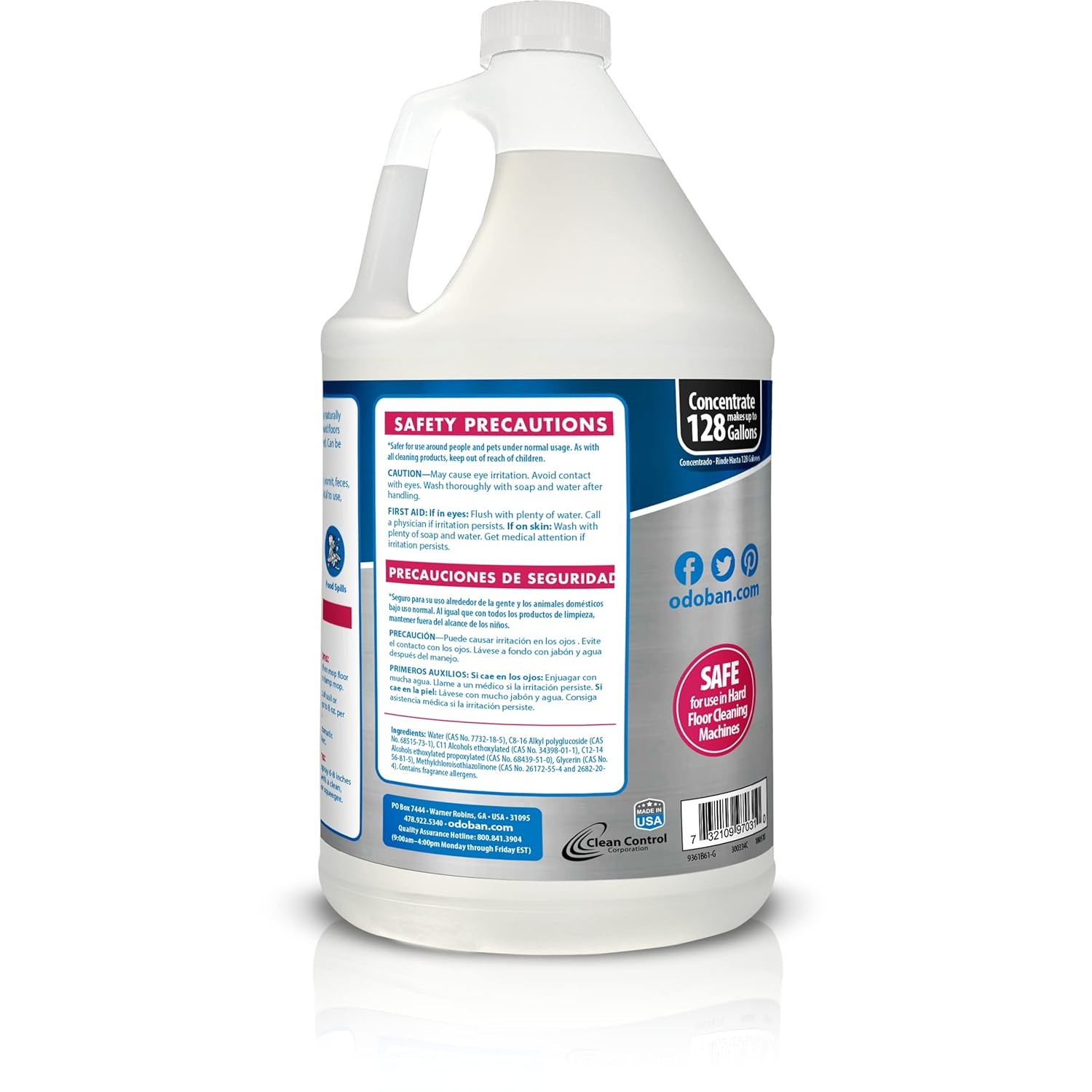 Pet Solutions No Rinse Neutral Ph Floor Cleaner Concentrate, 3 Gallons, Splash O