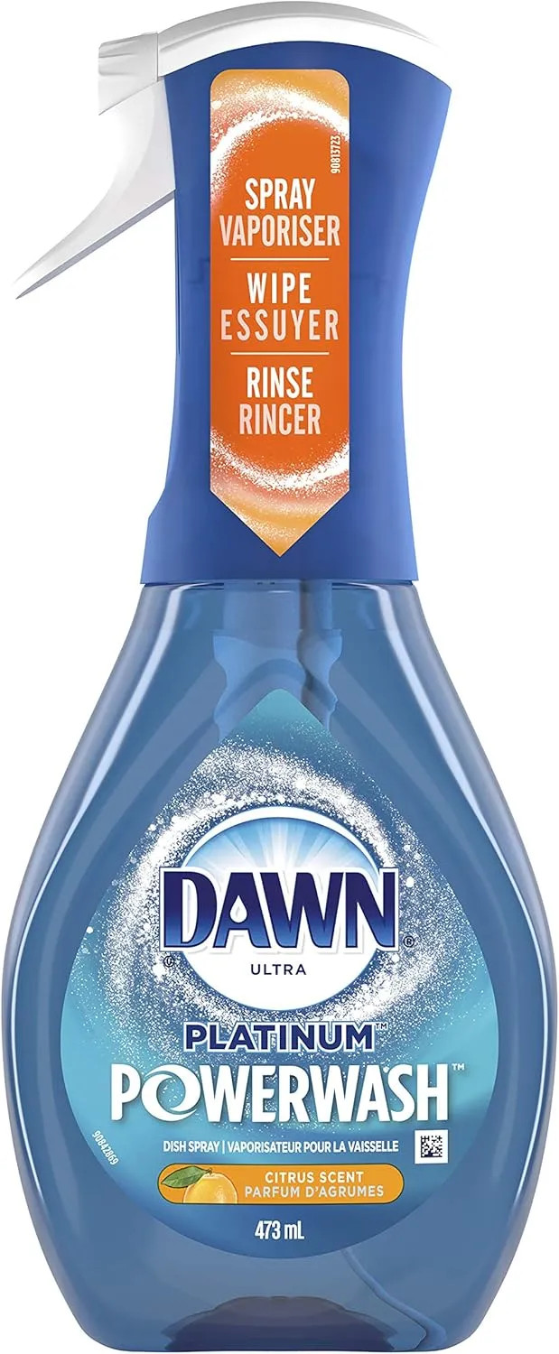 Dawn Powerwash Dish Soap Starter Kit + 3 Refills 4 x 16 fl oz Fresh Scent