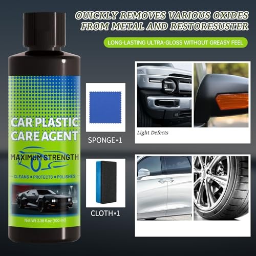 Plastic Restorer for Car Plastic Care Agent kit, Automotive Exterior and