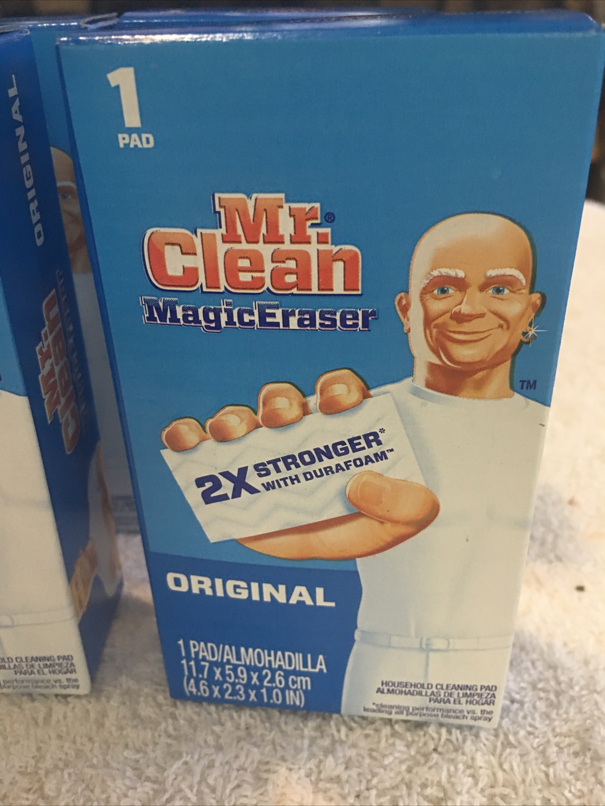 Mr. Clean (4 Packs) Orignal Magic Eraser 11.7 X 5.9 X 2.6 cm