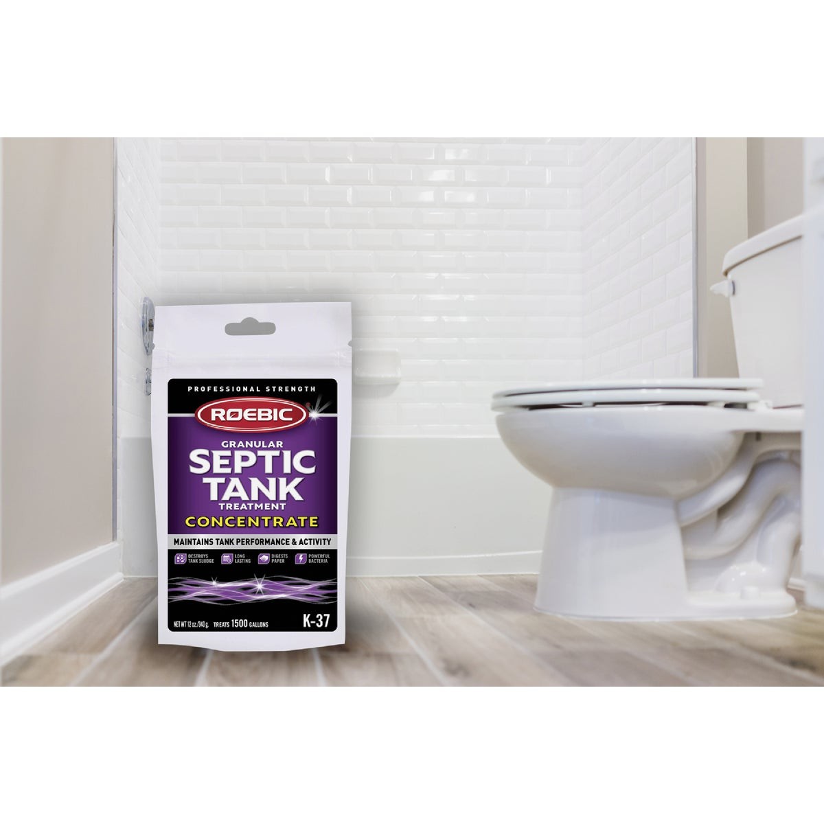 Roebic K-37 12 Oz. Granular Septic Tank Treatment K37BAG Roebic K37BAG