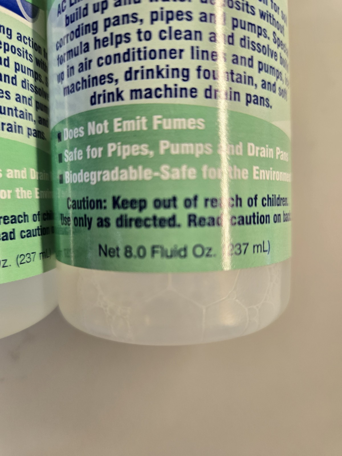 4 Pack, AC Line Build Up Remover For AC Drainlines With Probiotics (8 Fl Oz X 4)