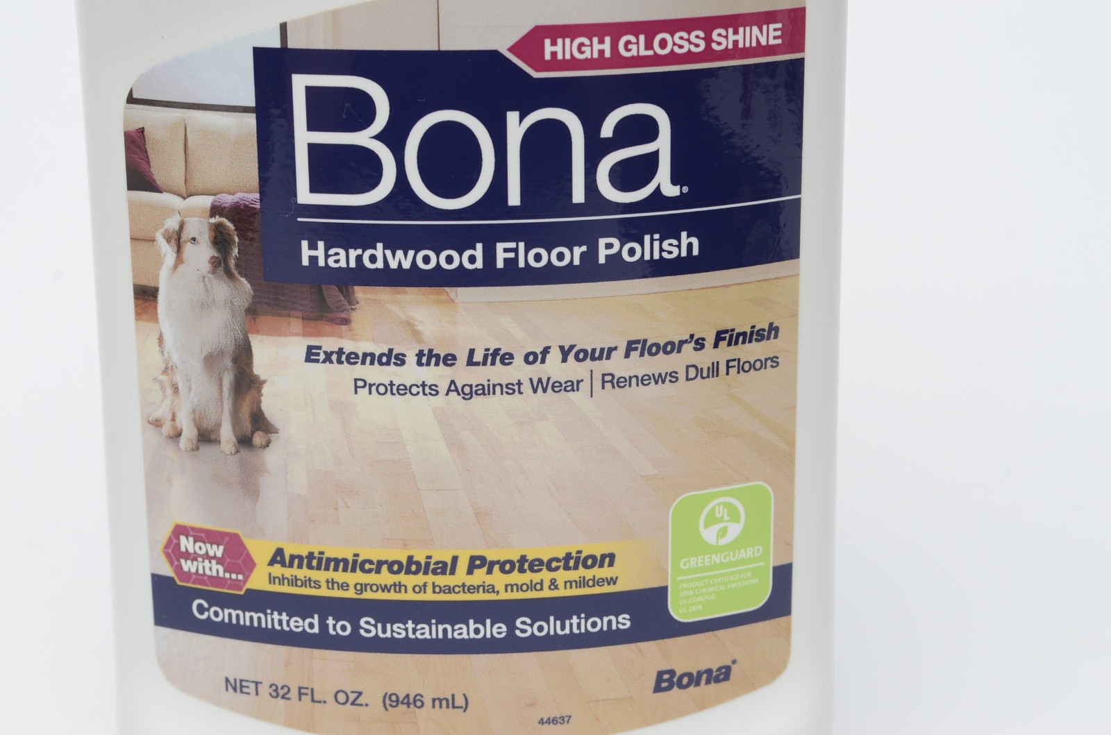 Bona Hardwood Floor Polish High Gloss 32oz Shine Restorer Refill Bottle New