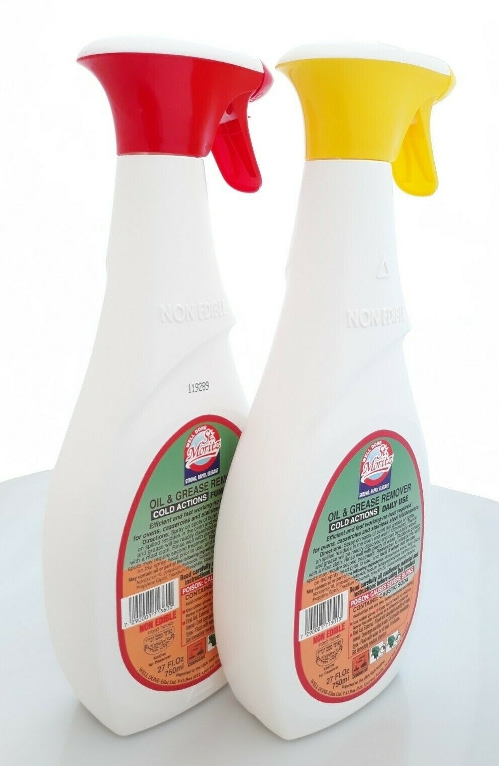 Set of 2: WELL DONE St. Moritz Oil & Grease Remover Cold Action – 27 Oz (750 ml)