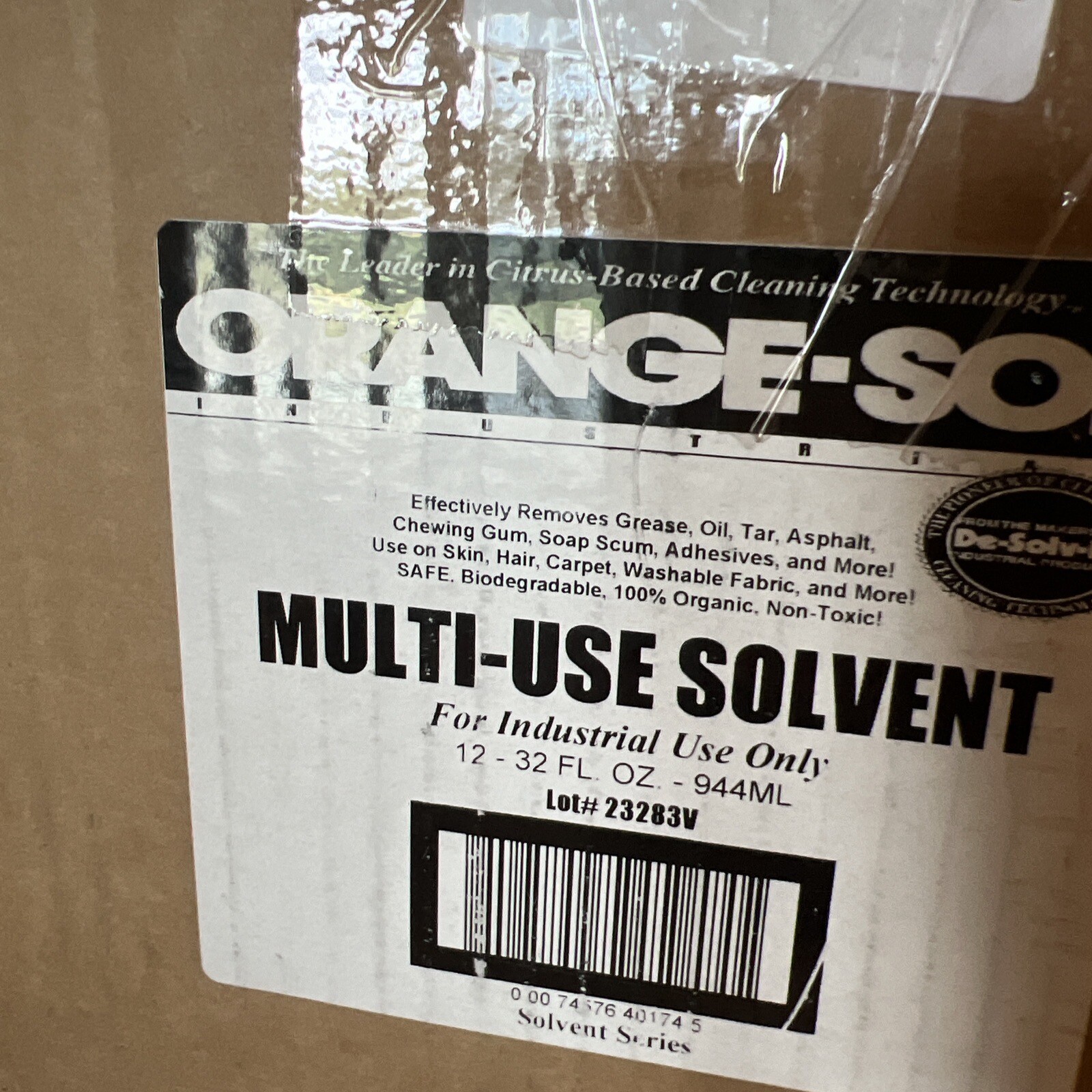 Orange-Sol De-Sovl-it Contractors Solvent 10131 32 OZ – NEW PRESENTATION!