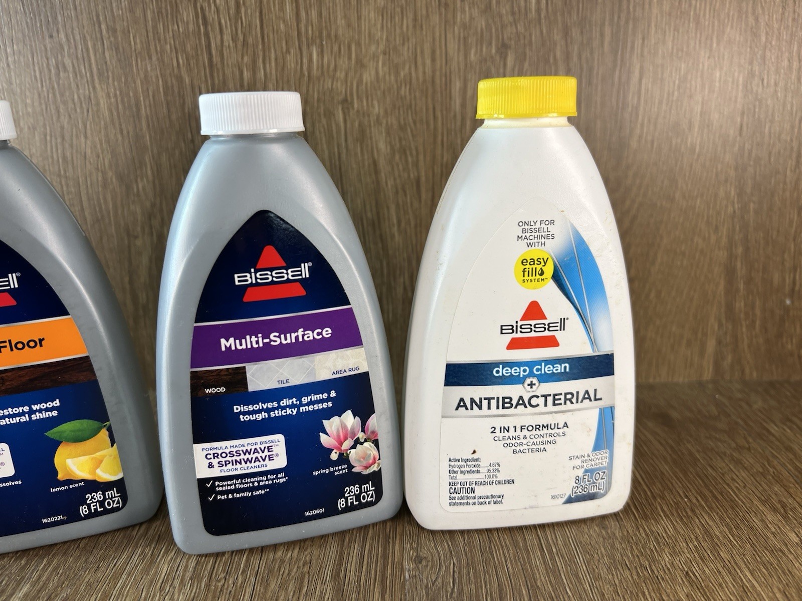 4EA, 8FL OZ Bissell Crosswave & Spinwave Various Cleaners