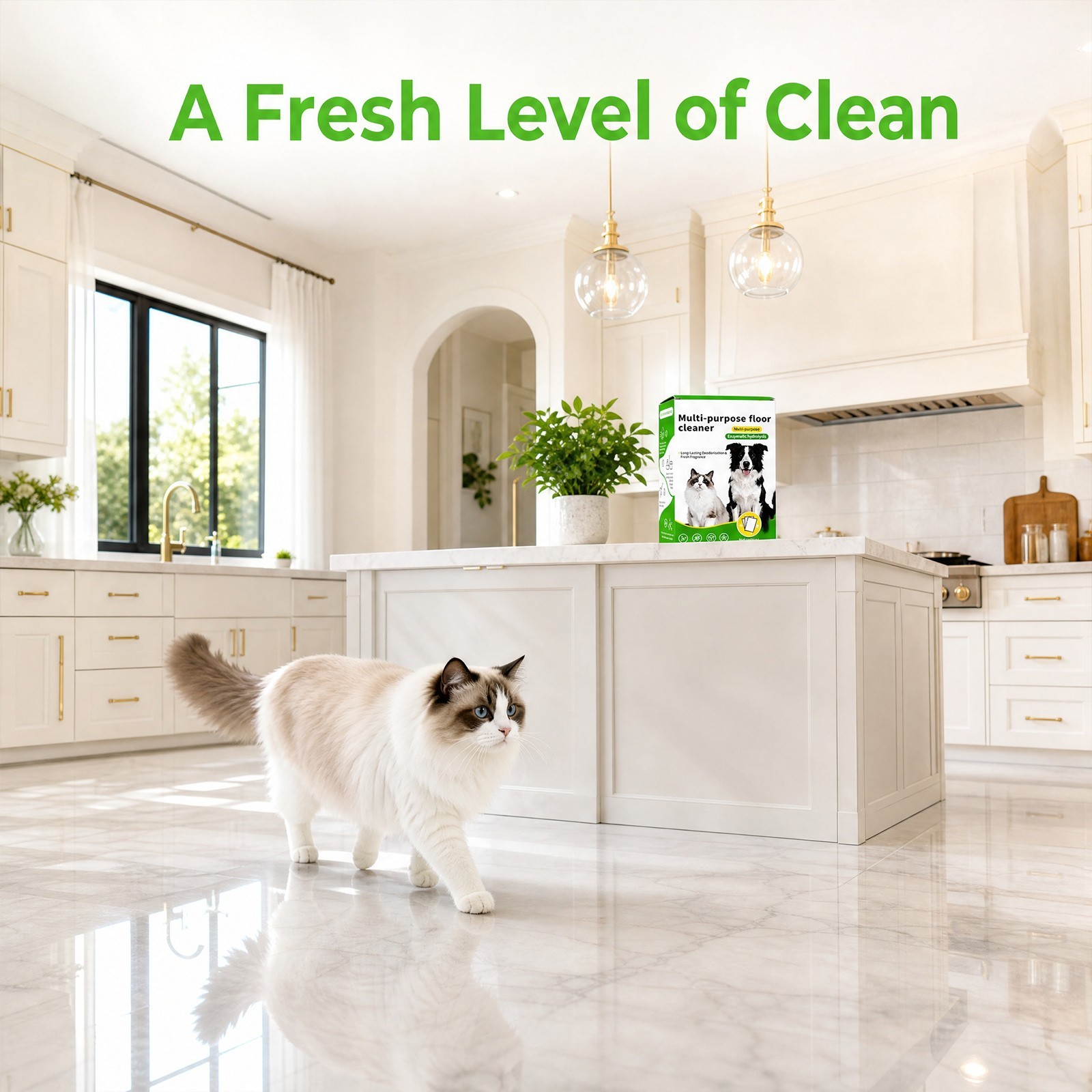 2026 Multi-effect Floor Cleaning Tablets Sheets 50PCS Fresh Scenta