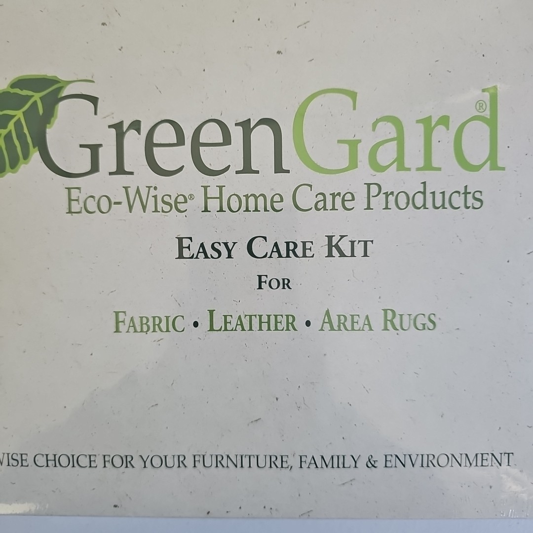 Green Gard Eco-Wise Home Care Product Fabric Leather Area Rugs Sealed New