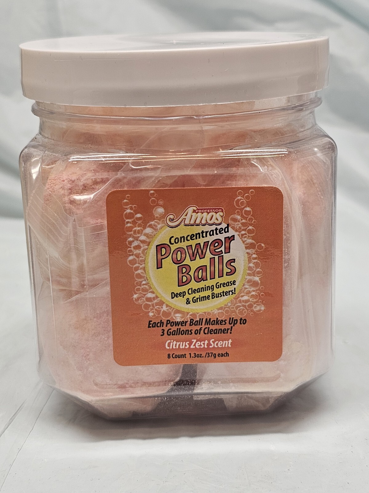 Professor Amos Concentrated Power Balls Citrus Zest Scent Pack 8 Count Pack