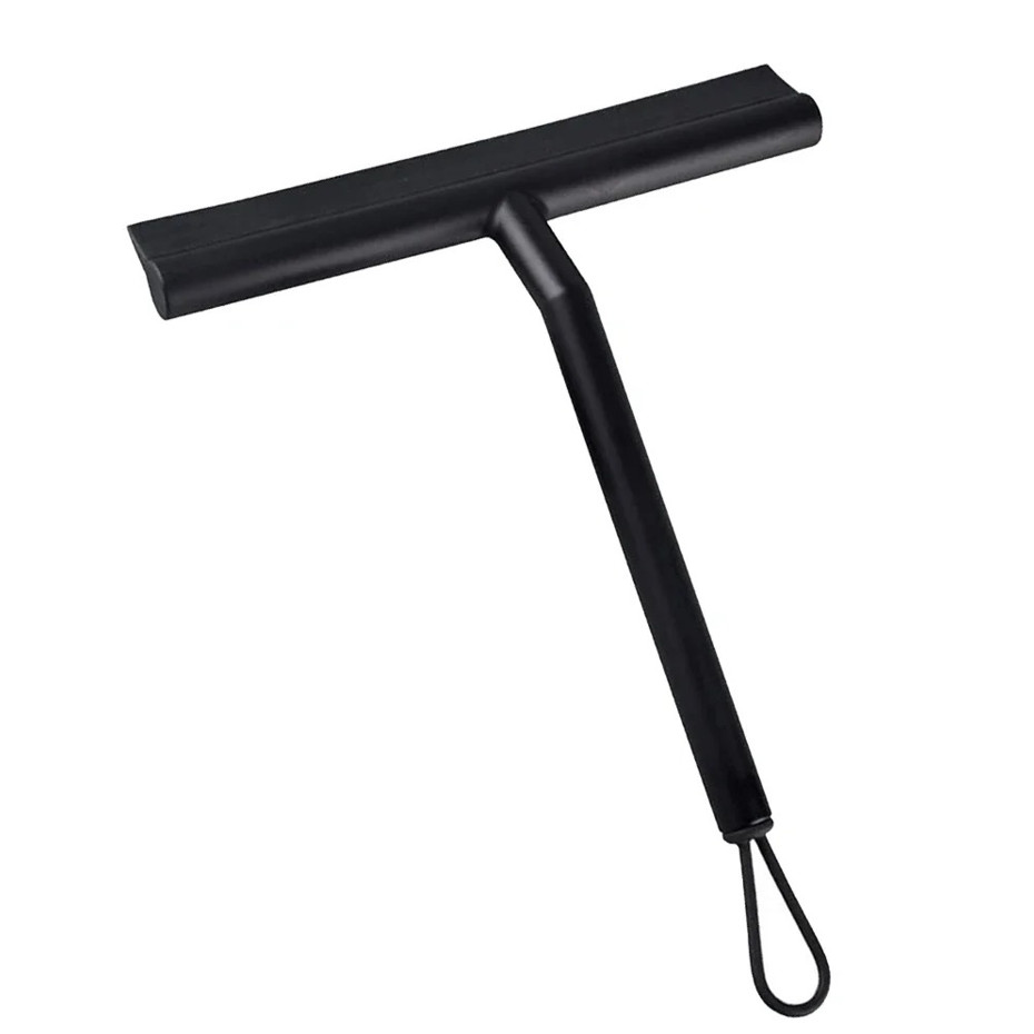 Shower Squeegee Glass Door Wall Cleaner with Silicone Holder Bathroom Wiper