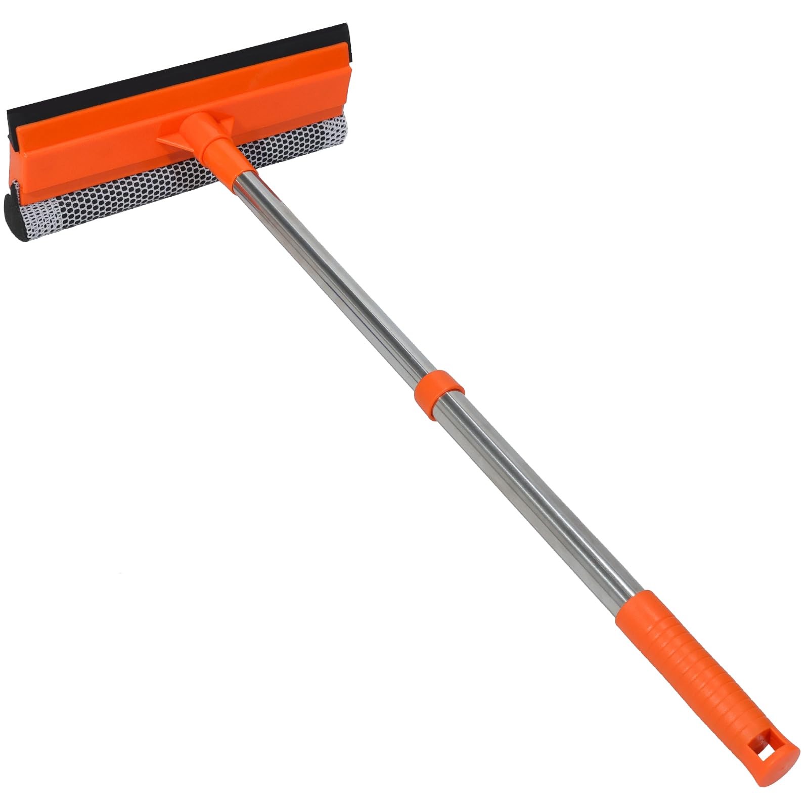 Windshield Cleaner Tool 2 in 1 Car Window Squeegee with Extendable Handle