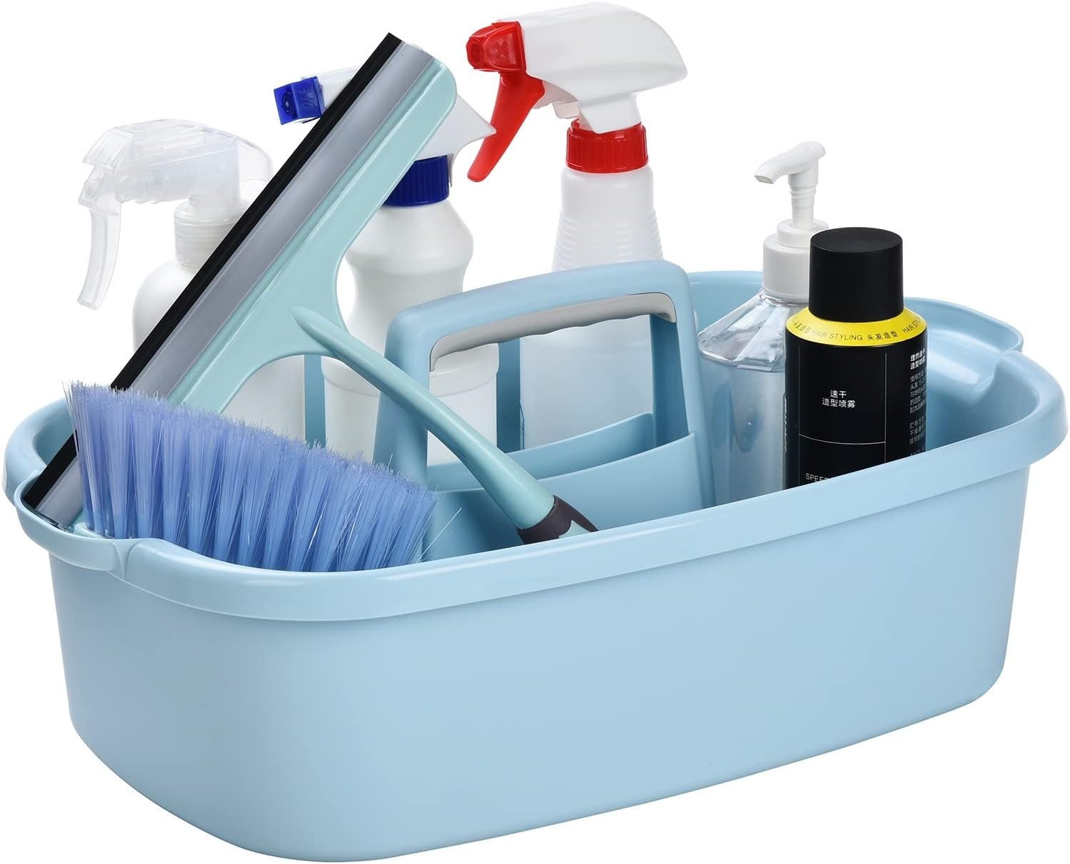 Practical 16.53L Cleaning Caddy – Lightweight & Shatter-Resistant Plastic Design