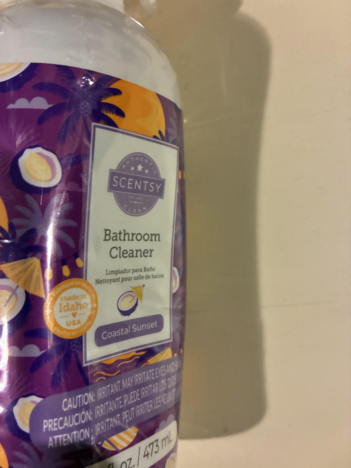 Scentsy Clean Bathroom Cleaner Spray Coastal Sunset Scent 16 Fl Oz 2pk USA New