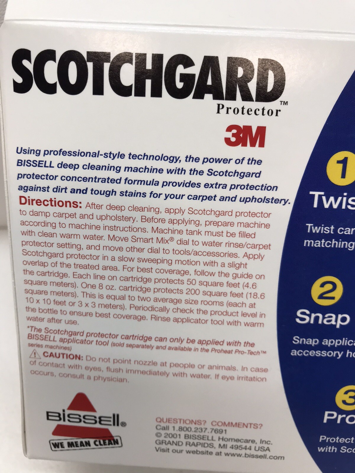 3M Bissell 8oz Scotchgard Carpet Upholstery Protector Refill – 200 Sq/Ft -NEW