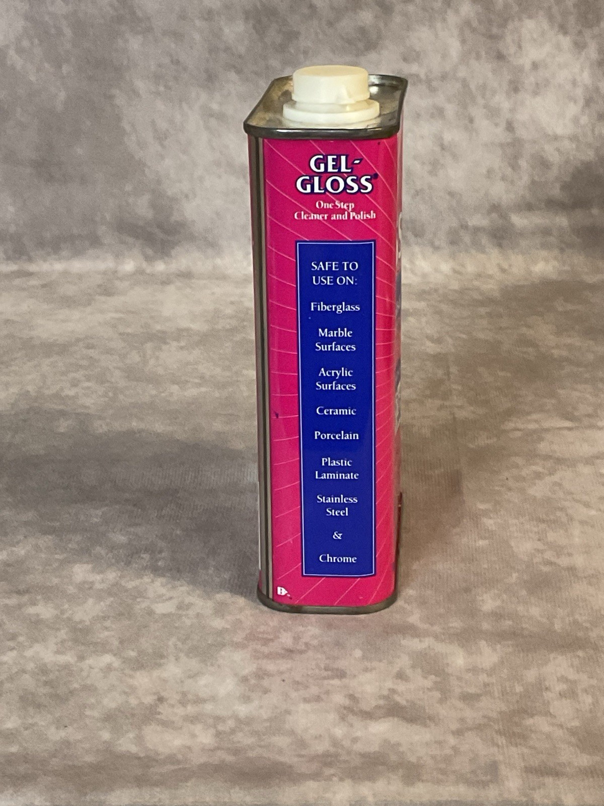 GEL-GLOSS ONE STEP CLEANER & POLISH FOR FIBERGLASS MARBLE ACRYLIC 16 FL OZ NOS