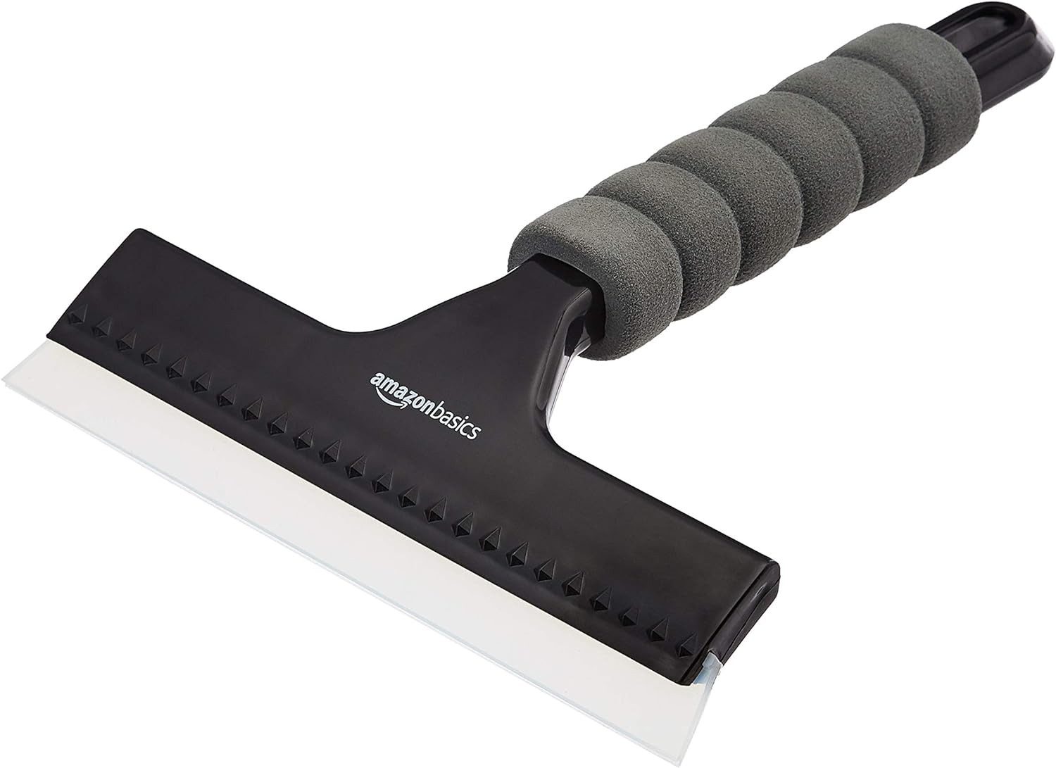 Amazon Basics All-Purpose Window Squeegee with Handle for Car Windshield, Shower
