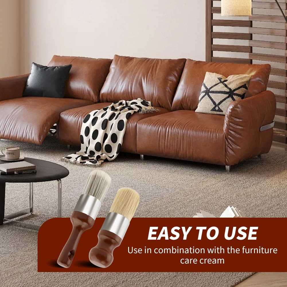Furniture Salve Brush for Leather Wood Restoration Care Polish Wooden