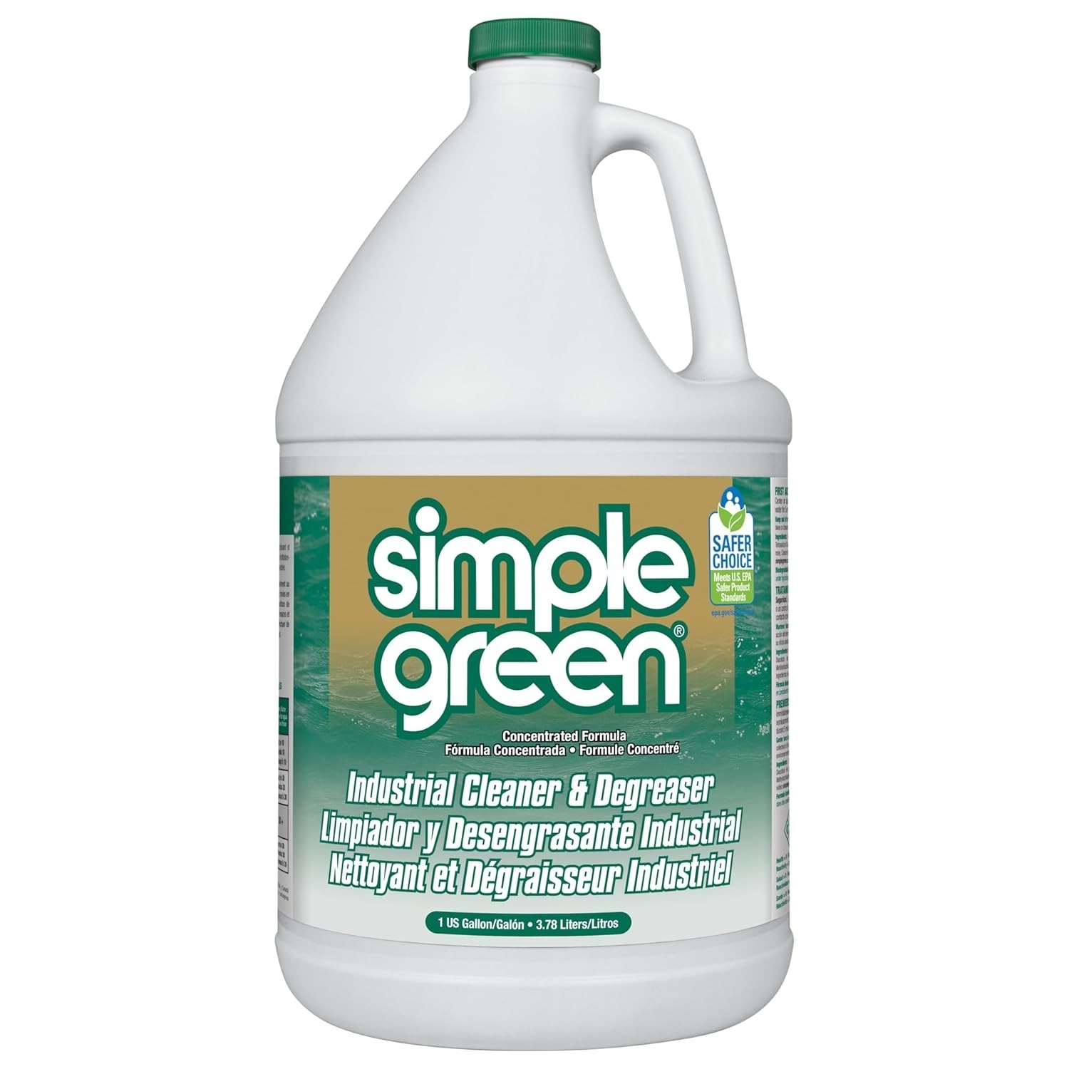 EPA Certified Cleaner & Degreaser, 128 Oz – Nontoxic and Biodegradable Solution