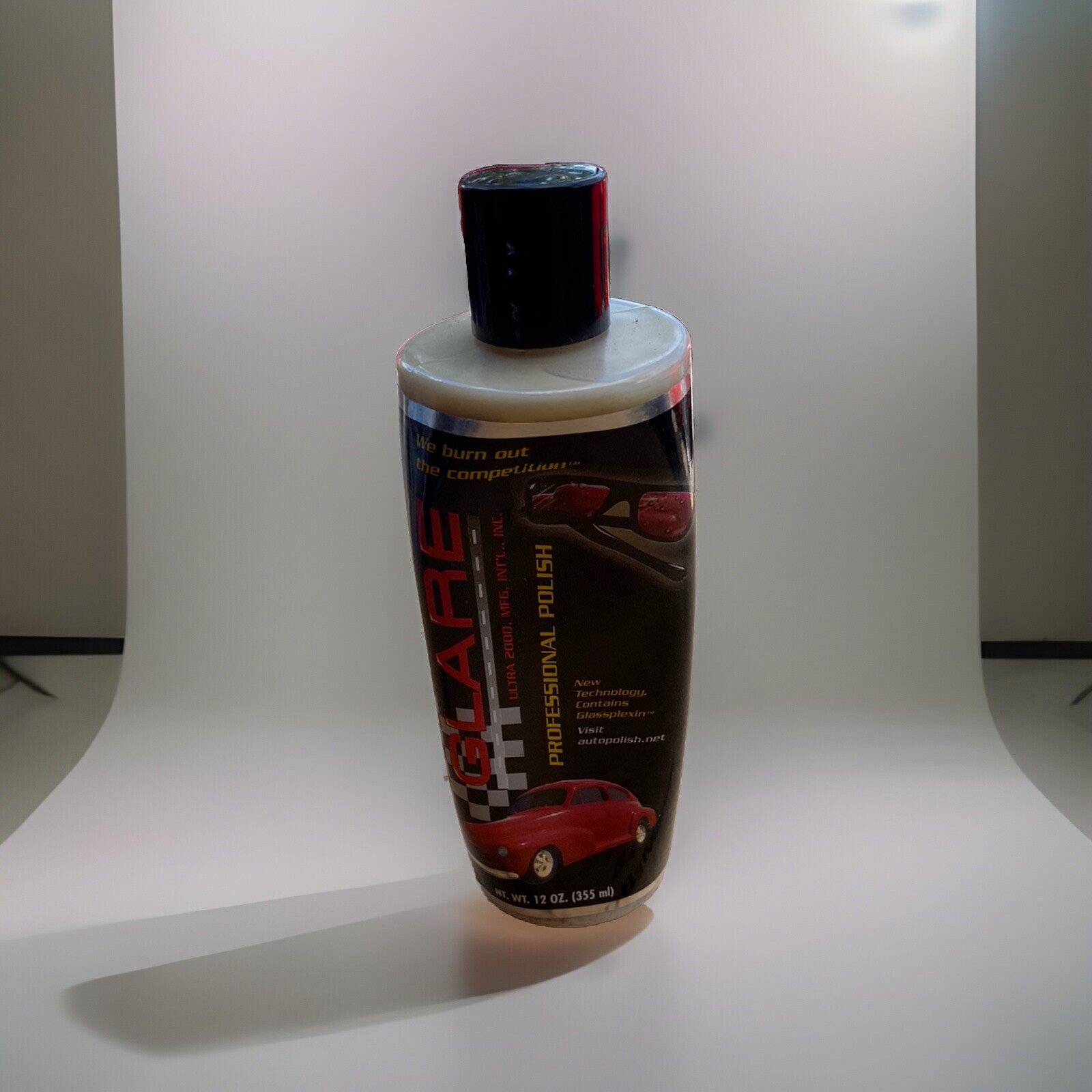 GLARE Ultra 2000 PROFESSIONAL Auto POLISH Wax – 12OZ 1 Dented Bottle But Good