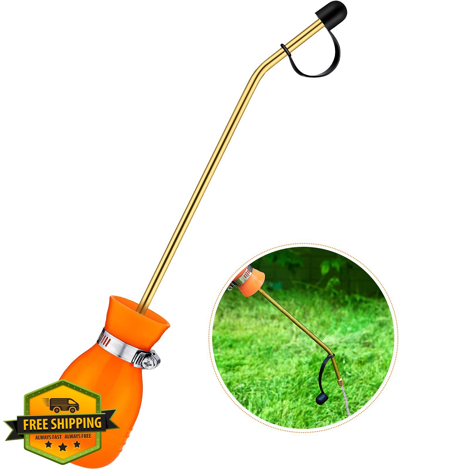 Boao Duster Bulb Sprayer Orange 4.6 oz