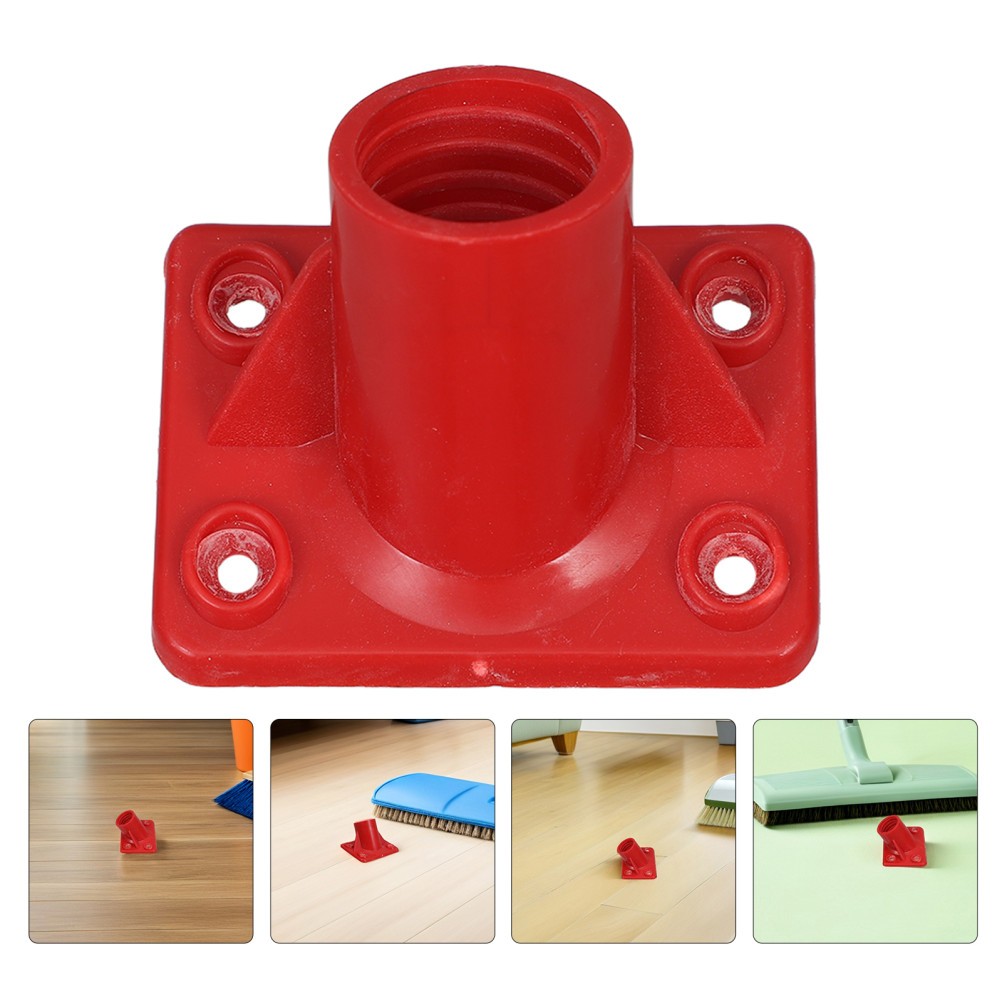 8 Pcs Broom Handle Adapter Scrub Brush Attachment Replacement Floor