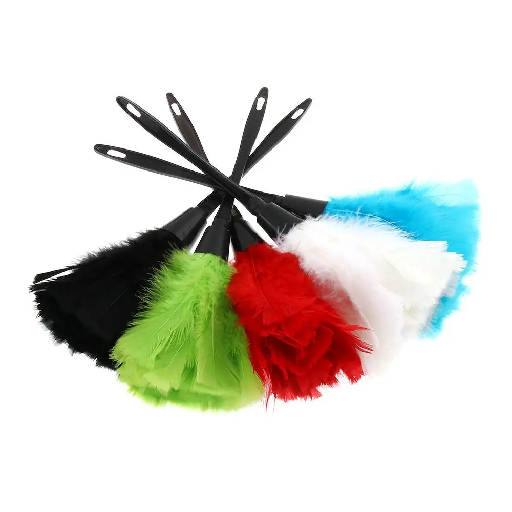 Turkey Feather Duster Anti-Static Cleaning Dust Car Dashboard Microfiber Duster