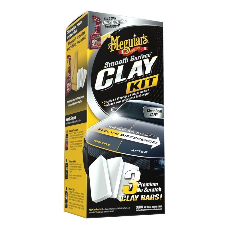 Smooth Surface Clay Kit Car Detailing Clay Bar Non Abrasive Cleaner Waxing Tool